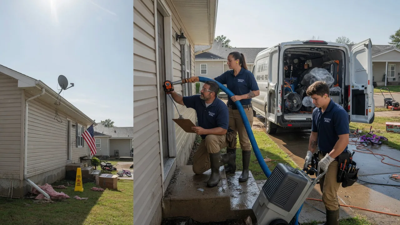 Ceiling Water Damage Restoration in Minonk, IL near me